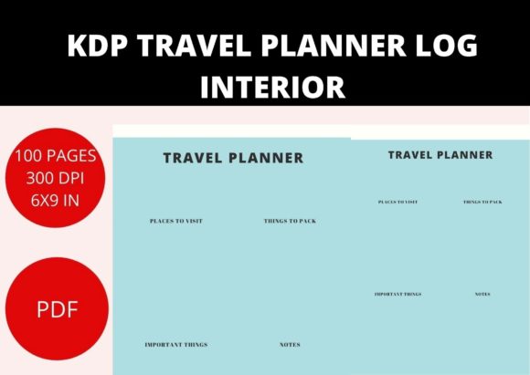 Download KDP TRAVEL PLANNER INTERIOR - Premium Resources