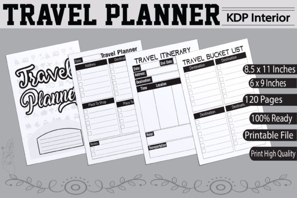 Download Travel Planner | KDP Interior - Premium Resources