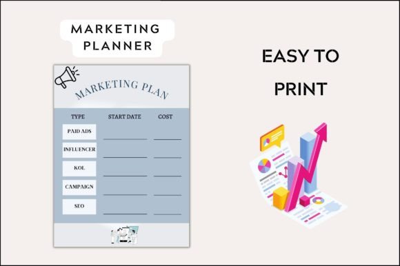 Download Printable Marketing Planner Template - Premium Resources
