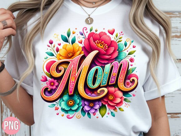 Download Colorful Floral Mom Gift PNG - Floral mom gift Collection
