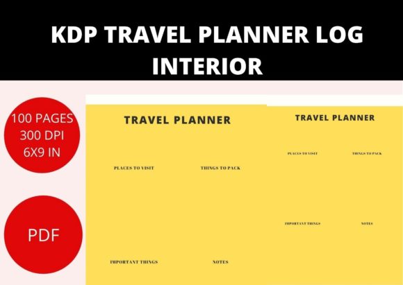 Download KDP TRAVEL PLANNER INTERIOR LOG - Premium Resources