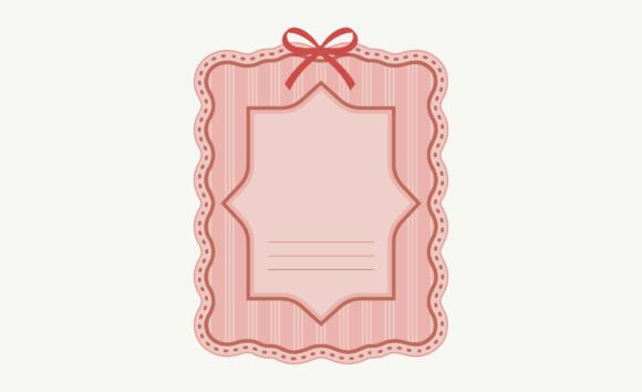 Download Coquette Bow Border Frame Clipart SVG - Bow border frame Collection