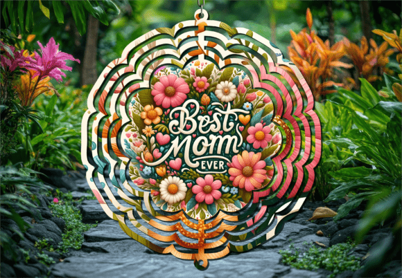 Download Daisy Floral Mom Gift Wind Spinner - Floral mom gift Collection