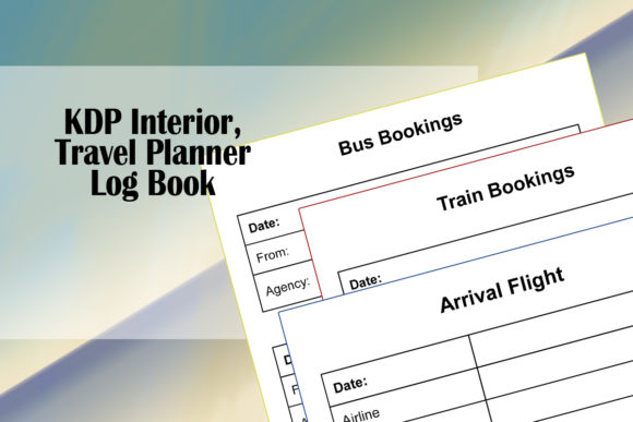 Download KDP Interior || Travel Planner Log Book - Premium Resources